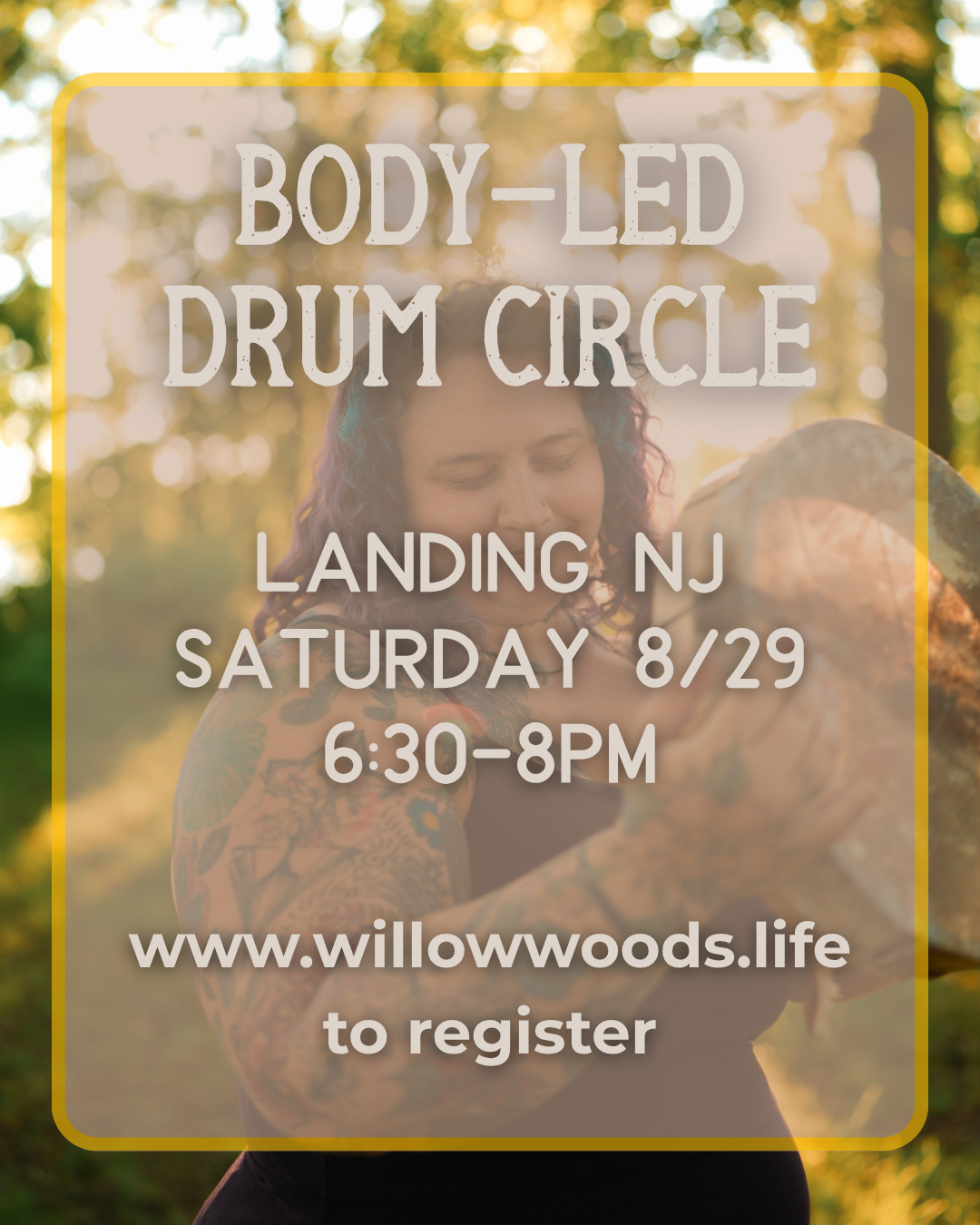 Body-Led Drum Circle - 8/29